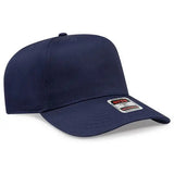 OTTO CAP 31-069 5-Panel Mid-Profile Baseball Cap - Iris DTF 