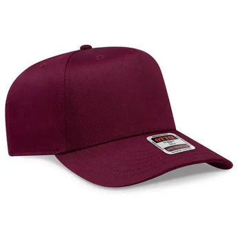 OTTO CAP 31-069 5-Panel Mid-Profile Baseball Cap - Iris DTF 