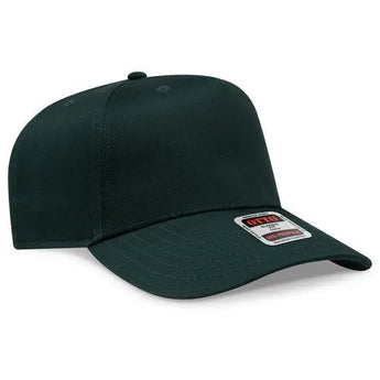 OTTO CAP 31-069 5-Panel Mid-Profile Baseball Cap - Iris DTF 