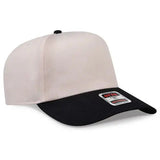 OTTO CAP 31-069 5-Panel Mid-Profile Baseball Cap - Iris DTF 