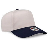 OTTO CAP 31-069 5-Panel Mid-Profile Baseball Cap - Iris DTF 