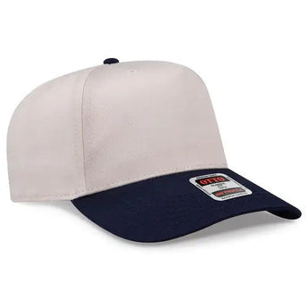 OTTO CAP 31-069 5-Panel Mid-Profile Baseball Cap - Iris DTF 