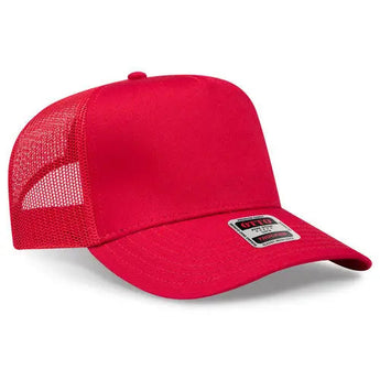 OTTO CAP 32-285 5-Panel Fine-Canvas Mesh Trucker Hat - Iris DTF 