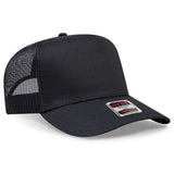 OTTO CAP 32-285 5-Panel Fine-Canvas Mesh Trucker Hat - Iris DTF 