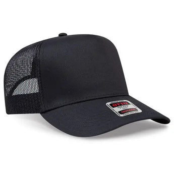 OTTO CAP 32-285 5-Panel Fine-Canvas Mesh Trucker Hat - Iris DTF 