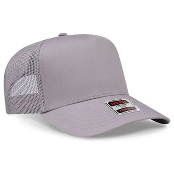 OTTO CAP 32-285 5-Panel Fine-Canvas Mesh Trucker Hat - Iris DTF 