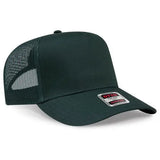 OTTO CAP 32-285 5-Panel Fine-Canvas Mesh Trucker Hat - Iris DTF 