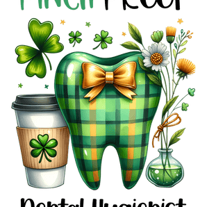 Lucky Dental Hygienist - St. Patrick's Design | Iris DTF