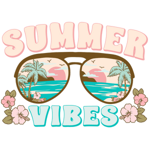 Cool Summer Vibes Design DTF-Ready to Press V4 | Iris DTF