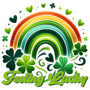 Happy Patrick's Day Feeling Lucky Design | Iris DTF