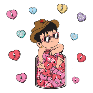 Bebesota Bebecita Friktona Bunny Valentine's | Iris DTF