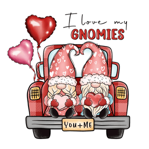I Love My Gnomies Valentine's Day Truck Design | Iris DTF