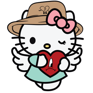 Bad Bunny and Hello Kitty Hug Me Design | Iris DTF