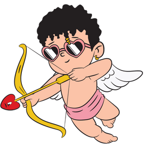 Bad Bunny Cupid Valentine's Day Design | Iris DTF