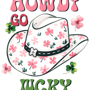 St Patrick's Day Cute Western Design | Iris DTF