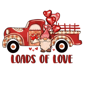 Loads of Love Valentine's Day Truck Design | Iris DTF