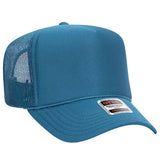 OTTO CAP 39-165 5-Panel High-Crown Foam Trucker Hat - Iris DTF 
