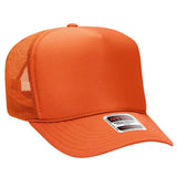 OTTO CAP 39-165 5-Panel High-Crown Foam Trucker Hat - Iris DTF 