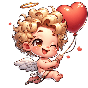 Cute Cupid Love Design - DTF Ready To Press