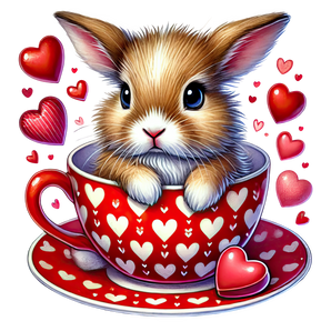 Bunny Lover Valentine's Day Design | Iris DTF