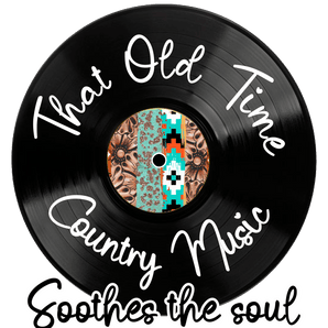 Country Music Soothes the Soul Design | Iris DTF