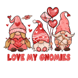 Love My Gnomies Valentine's Day Design | Iris DTF