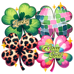 Retro Stay Gold Lucky Saint Patrick's Design | Iris DTF
