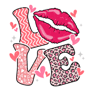 Love Valentine's Day Leopard Design | Iris DTF