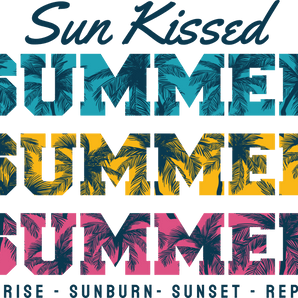 Sun Kissed Summer Design - DTF Ready To Press