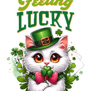 Happy Patrick's Day Feeling Lucy Design | Iris DTF
