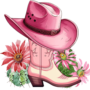 Western Cowgirl Design - DTF Ready To Press