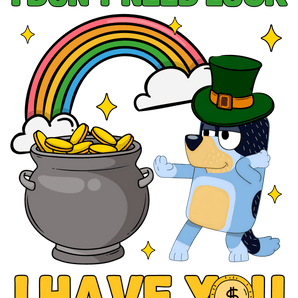 St. Patrick's Day Cool Bluey Design | Iris DTF