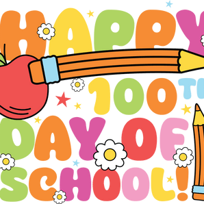 Happy 100 Days of School Teacher Design | Iris DTF