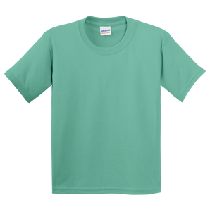 Gildan 5000B – Aquatic Size XS - Front View