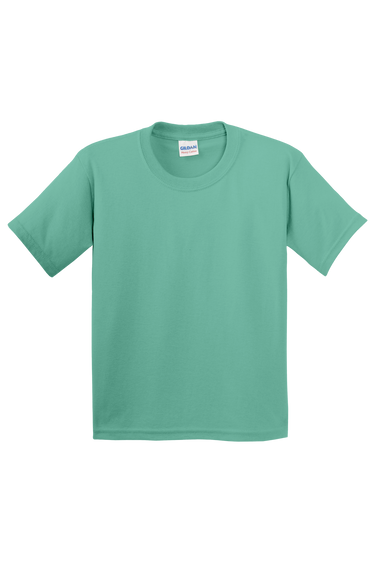Gildan 5000B – Aquatic Size XS - Front View