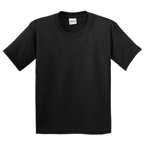 Gildan 5000B – Black Size XS - Front View
