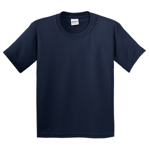 Gildan 5000B – Navy Size XS - Front View