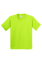 Gildan 5000B – Safety Green Size XS - Front View