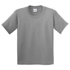 Gildan 5000B – Sport Grey Size XS - Front View