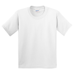 Gildan 5000B – White Size XS - Front View