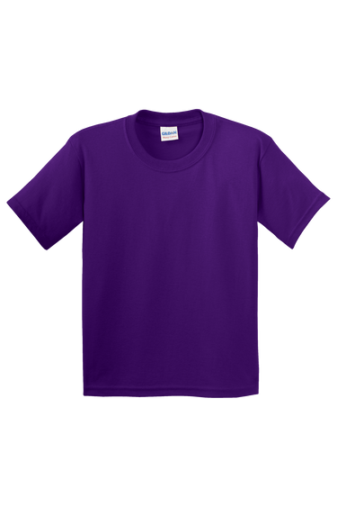 Gildan 5000B – Purple Size XS - Front View