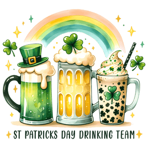 Saint Patrick's Day Funny Beer Design | Iris DTF
