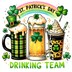 St. Patrick's Day Drinking Team Design | Iris DTF