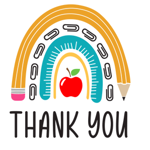 Thank You Teacher Design - DTF Ready To Press