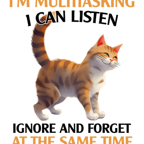 Funny Orange Cat Design DTF-Ready to Press (V1) | Iris DTF