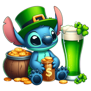 Lilo and Stitch St. Patty's Day Design | Iris DTF