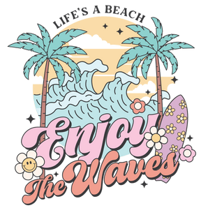 Beach Life Design DTF-Ready to Press | Iris DTF