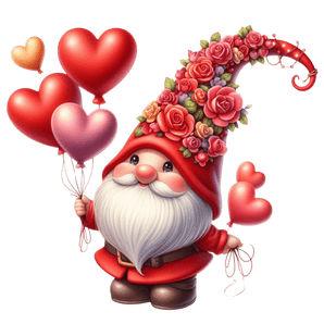 Gnome Valentine's Day Love Design | Iris DTF