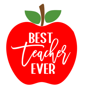 Best Teacher Ever Design DTF-Ready to Press V3 | Iris DTF