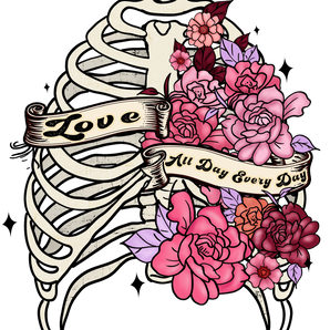 Love All Day Every Day Valentine's Design | Iris DTF
